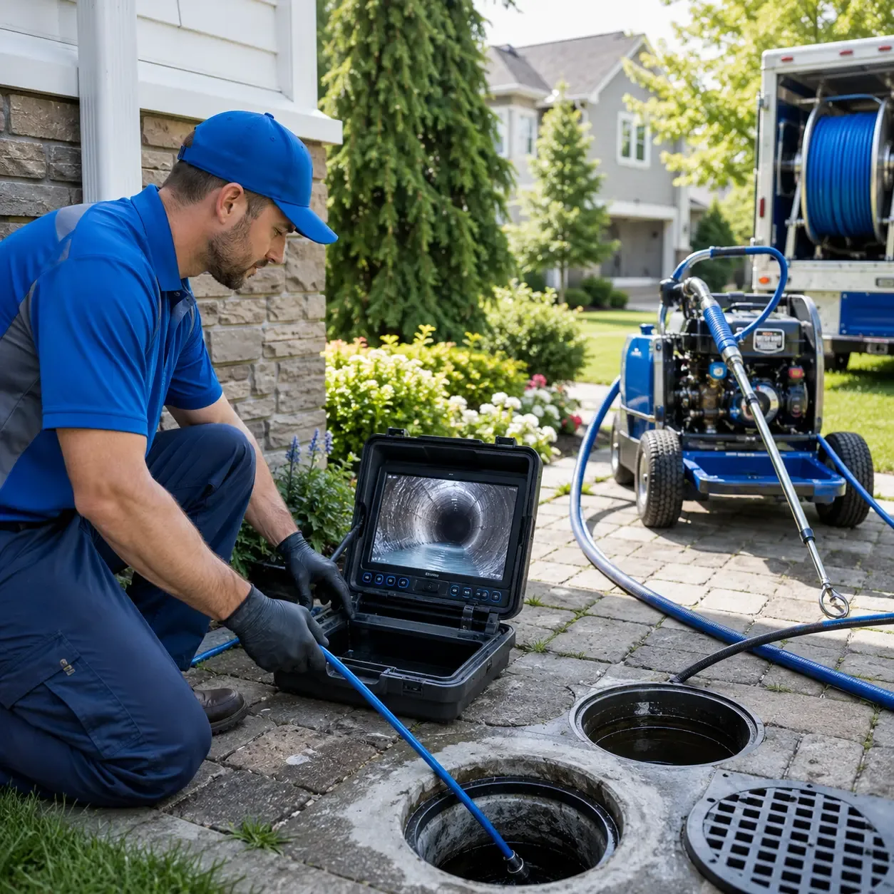 Outdoor drain cleaning professionals serving Hastings, OK